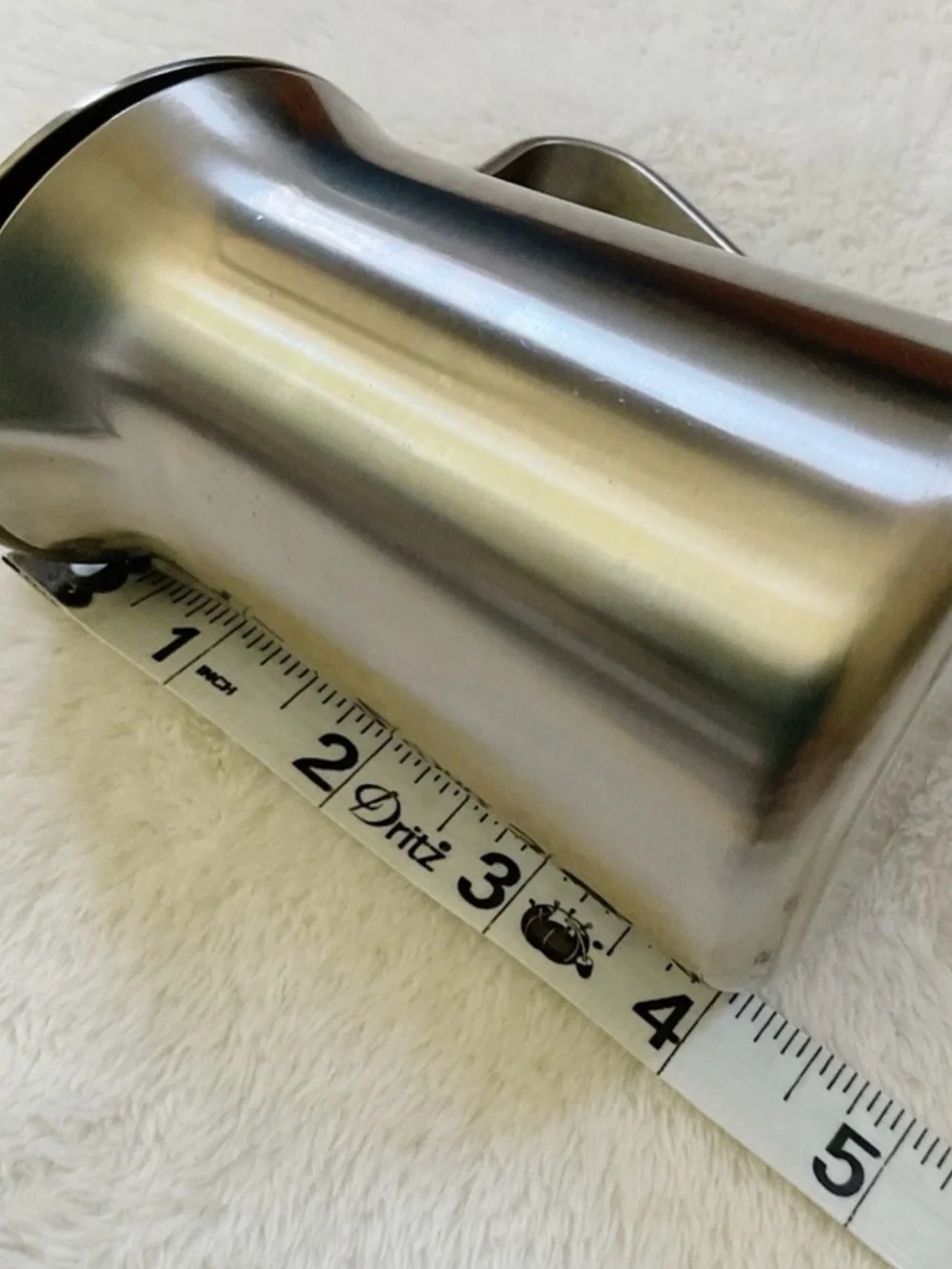Vintage Alessi 4071 Creamer Pitcher 18/8 Stainless Steel Italy Modernist